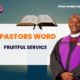 FRUITFUL SERVICE
